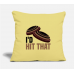 Skeet Clay Shooting - I'd Hit That Gift T-Shirt Navy Pillow